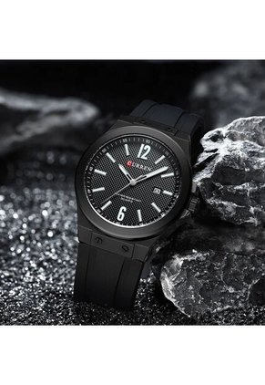 Reloj Curren 8467 Deportivo Tablero Negro - Negro