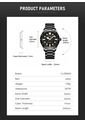 Reloj Curren 8450 Clasico Tablero Negro - Negro de Curren