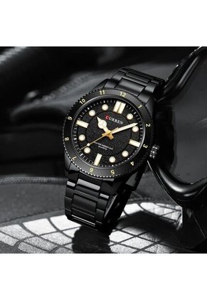 Reloj Curren 8450 Clasico Tablero Negro - Negro