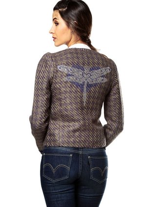 Chaqueta Azul-Verde Custo Barcelona