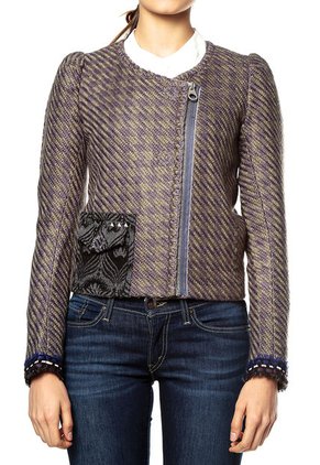 Chaqueta Azul-Verde Custo Barcelona