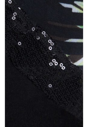 Vestido Custo Barcelona Negro-Verde