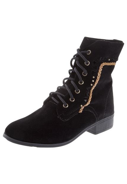 Botín Negro Dafiti Shoes