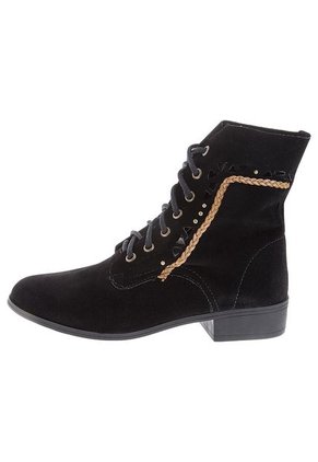 Botín Negro Dafiti Shoes