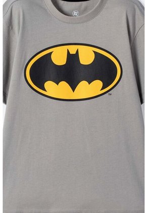 Camiseta De Batman Manga Corta Gris Para Niño 4