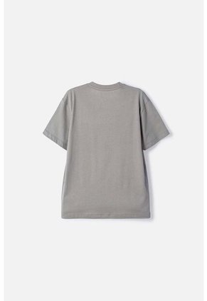 Camiseta De Batman Manga Corta Gris Para Niño 4