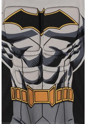 Camiseta De Batman Manga Corta Gris Para Niño 2T A 5T 3T