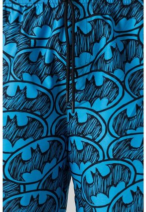 Pantaloneta De Baño De Batman Azul Para Hombre M