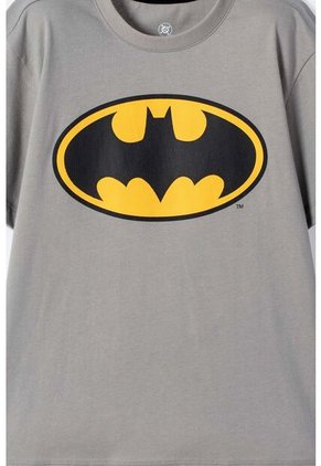 Camiseta De Batman Manga Corta Gris Para Niño 8