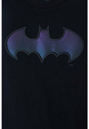 Camiseta De Batman Manga Corta Negra Para Niño 10