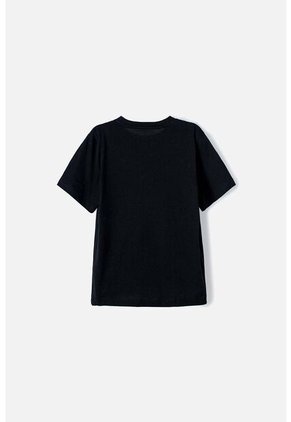 Camiseta De Batman Manga Corta Negra Para Niño 10