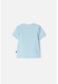 Camiseta De Superman Azul Estampada En Frente Para Niño 2T A 5T 5T de DC COMICS
