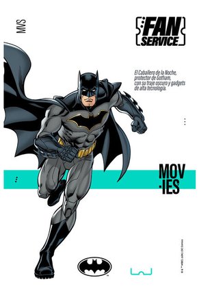 Camiseta De Batman Regular Fit Para Hombre XL