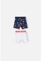 Pack X2 Boxer De Superman Azul Y Blanco Para Niño 2T A 5T 5T de DC COMICS