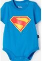 Body De Superman Con Broches Azul Para Bebé Niño 6-9 de DC COMICS