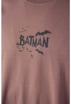 Camiseta De Batman Regular Fit Para Hombre XS