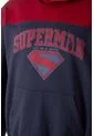 Buzo De Superman Azul Y Rojo Con Capucha Para Hombre XS de DC COMICS