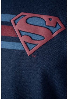 Camiseta De Superman Regular Fit Para Hombre L