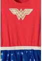 Vestido De Wonder Woman Con Capa De Estrellas Removible Para Niña 8 de DC COMICS