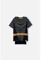 Camiseta De Batman Con Capa Removible Para Niño De 2T A 5T 3T de DC COMICS