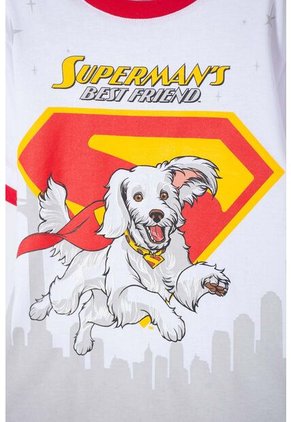 Camiseta De Superman Roja Manga Corta Para Niño 10