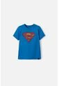 Camiseta De Superman Manga Corta Azul Rey Para Niño 2T A 5T 2T de DC COMICS