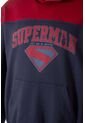 Buzo De Superman Azul Y Rojo Con Capucha Para Hombre M de DC COMICS