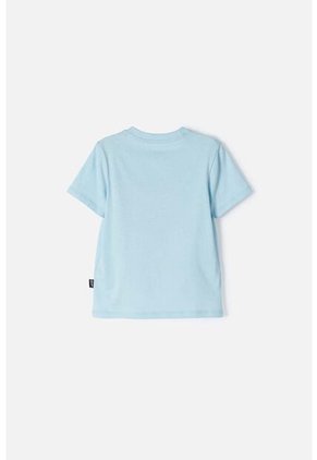 Camiseta De Superman Azul Estampada En Frente Para Niño 2T A 5T 3T