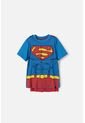 Camiseta De Superman Roja Y Azul Con Manualidad 3D Para Niño 8 de DC COMICS