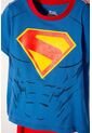 Pijama De Superman Azul Y Roja De Pantalón Rojo Para Niño 2T A 5T 4T de DC COMICS