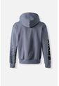 Buzo De Batman Con Cierre Y Capucha Gris Para Hombre M de DC COMICS
