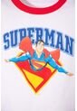Camiseta Se Superman Blanca Y Roja Manga Corta Para Niño 2T A 5T 4T de DC COMICS