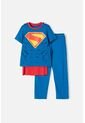 Pijama De Superman Azul Y Roja Con Capa Removible Para Niño 8 de DC COMICS