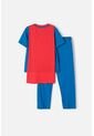 Pijama De Superman Azul Y Roja Con Capa Removible Para Niño 8 de DC COMICS