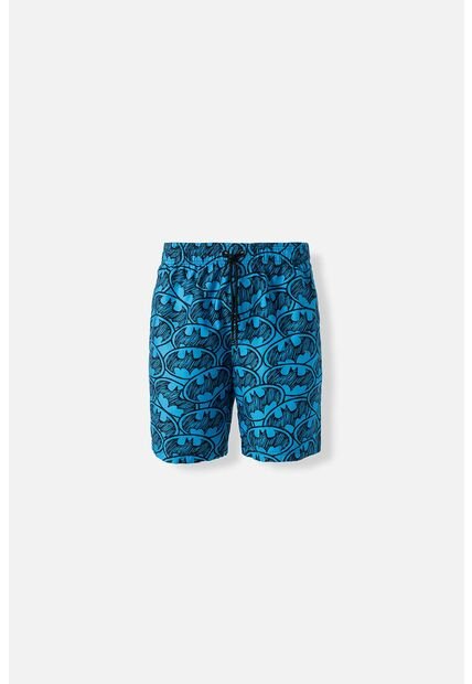 Pantaloneta De Baño De Batman Azul Para Hombre L
