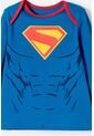Pijama De Superman Con Patalón Largo Azul Para Bebé Niño 3-6 de DC COMICS