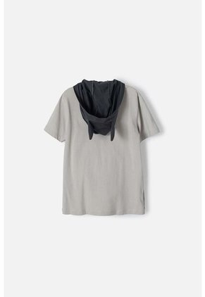 Camiseta De Batman Gris Con Capucha Para Niño 6