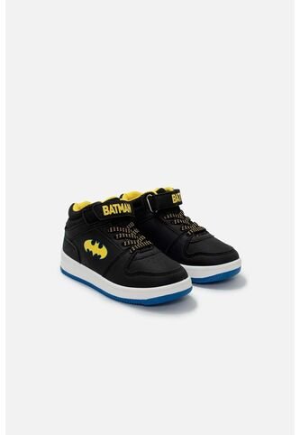Tenis De Batman Negros Y Amarillo Para Niño 28 DC COMICS