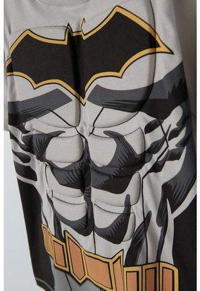 Camiseta De Batman Gris Con Capucha Para Niño 10