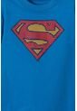 Camiseta De Superman Manga Corta Azul Rey Para Niño 2T A 5T 5T de DC COMICS