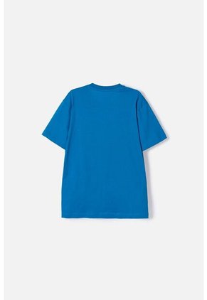 Camiseta De Superman Manga Corta Azul Para Niño 2T A 5T 4T