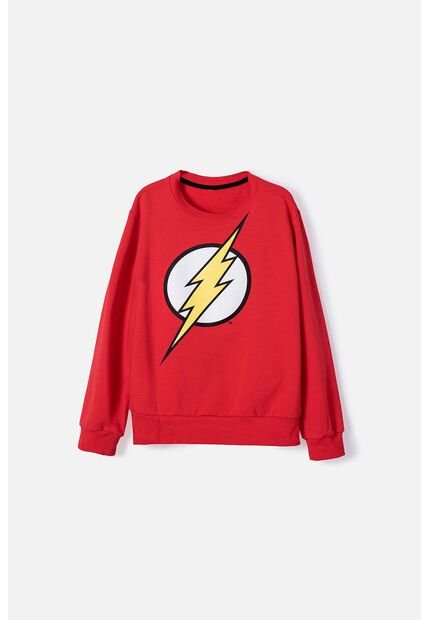 Buzo De Flash Cerrado Rojo Para Niño 6