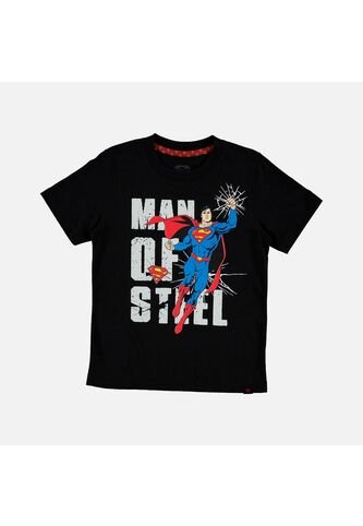 Camiseta De Superman Manga Corta Para Niño 10 DC COMICS