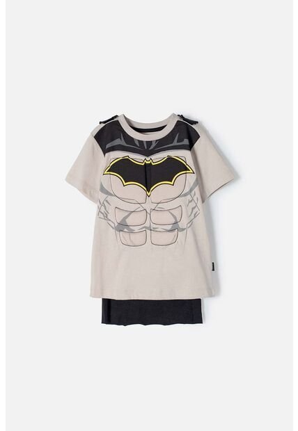 Camiseta De Batman Con Capa Multicolor Para 2T A 5T 3T
