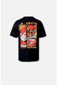 Camiseta De Flash Negra Manga Corta Para Hombre XL de DC COMICS