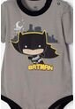 Body De Batman Con Broches Gris Para Bebé Niño 18-24 de DC COMICS