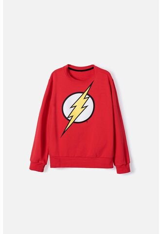 Buzo De Flash Cerrado Rojo Para Niño 10 DC COMICS