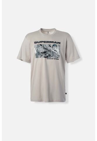 Camiseta De Superman Regular Fit Para Hombre M DC COMICS