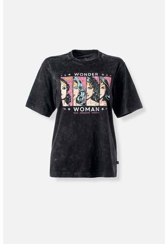 Camiseta De Wonder Woman Regular Fit Para Mujer XL DC COMICS