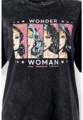 Camiseta De Wonder Woman Regular Fit Para Mujer M